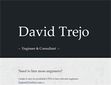 Tablet Screenshot of dtrejo.com